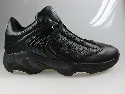 black leather tennis shoes