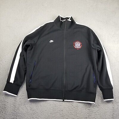 Nike USA National Soccer Men's Track Jacket 2XL XXL Full Zip Nike USA National Soccer Men's Track Jacket 2XL XXL Full Zip