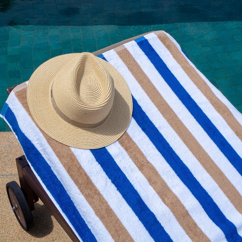 Cabo Cabana Beach Towels (Bulk Case of 24), Striped Color Options, 30x70, Cotton - 第 66/78 張圖片