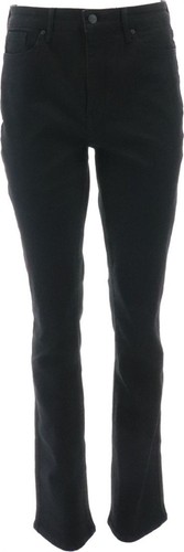 NYDJ Slim Bootcut Jeans Black Rinse Black Rinse 12P NWOT (192)
