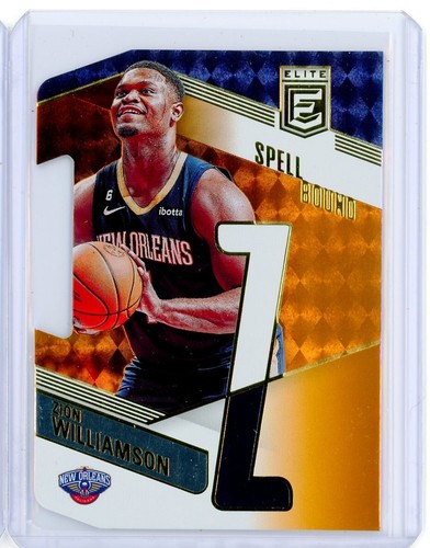 2022-23 Panini Donruss Elite Spellbound Insert Orange Die-Cut ZION WILLIAMSON Z - Picture 1 of 2