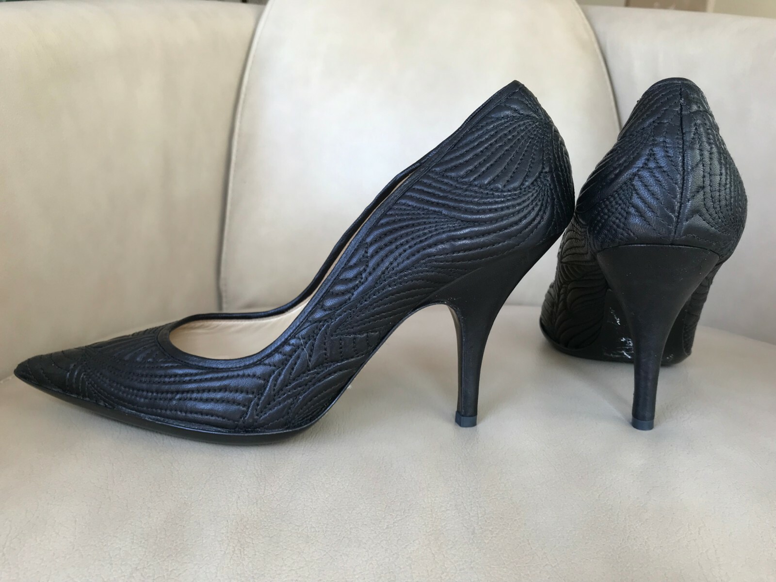 BRUNO MAGLI Women BLACK Leather High Heel Classic Pumps 8.5 US 39.5 EU Brand New BRUNO MAGLI Women BLACK Leather High Heel Classic Pumps 8.5 US 39.5 EU Brand New