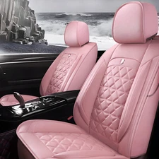 Waterproof Universal Leather Car 5 Seat Cover Full Protector For SUV Sedan Truck