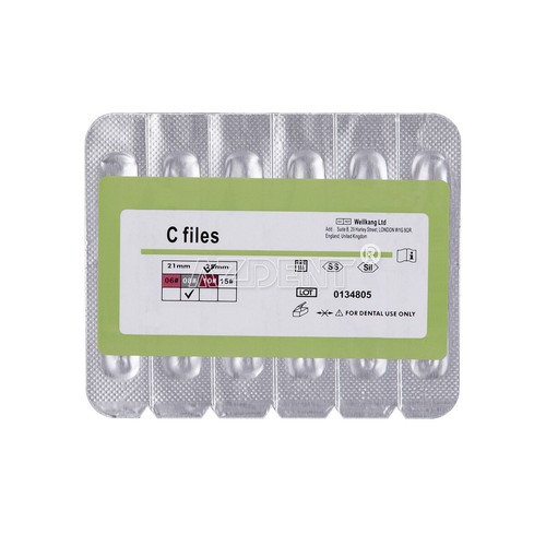 AZDENT Dental Stainless Steel C File Endo Root Canal 25mm Hand Use #6 #8 #10 - Picture 13 of 25