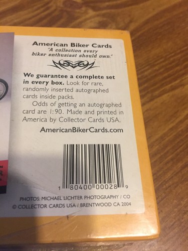 Master Builders Collector Cards Custom Bikes 104 Card Box Set Collectible Sealed - Picture 10 of 12