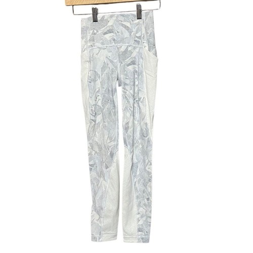 Lululemon Breezy Dot 25’ Leggings Jasmine White Size 2