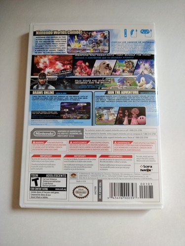 Original Box Ersatzhülle für Nintendo Wii - SUPER SMASH BROS. BRAWL - Bild 2 von 2