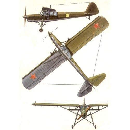Amodel 72211 Plastik Modellflugzeug Bausatz Maßstab 1:72 Antonov OKA-38 "Aist" - Bild 24 von 24