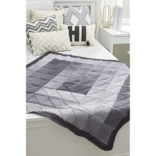 RED HEART Super Saver Yarn, Grey Heather - Picture 6 of 8