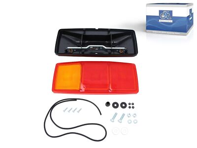 Tail lamp DT Spare Parts 4.63473 right, without bulbs, Lb: 152 mm, L: 344 mm