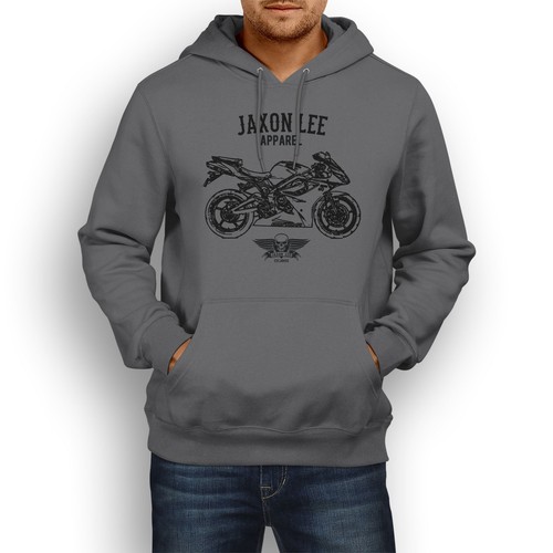 Capucha de arte Jaxon Lee dirigida a fanáticos de la motocicleta Daytona 675 Triumph - Imagen 7 de 16