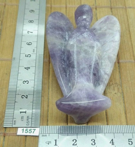 Grand ange 78 mm en AMETHYSTE 81,9 gr - mineraux collection reiki gardien xxl - Picture 2 of 8