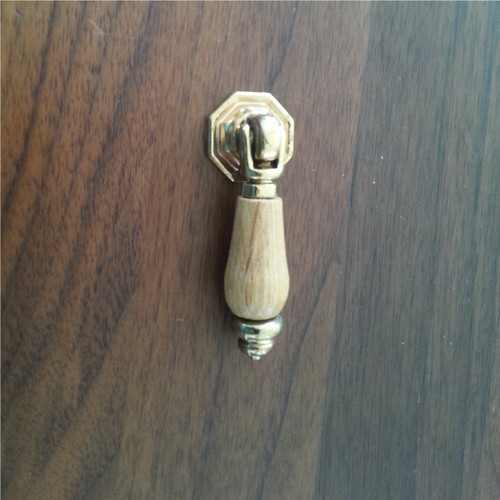Manija retro de madera roble cómodas manijas de tienda manija manija de muebles botón de muebles - Imagen 1 de 3