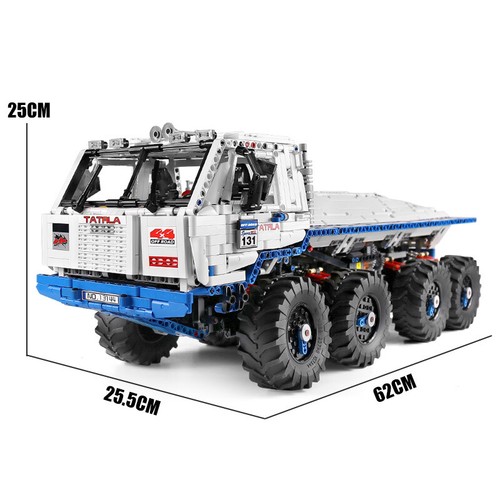 Mould King 13144 Ciężarówka Truck Technika Auto Klocki zaciskowe Zdalnie sterowany zestaw - Zdjęcie 6 z 10