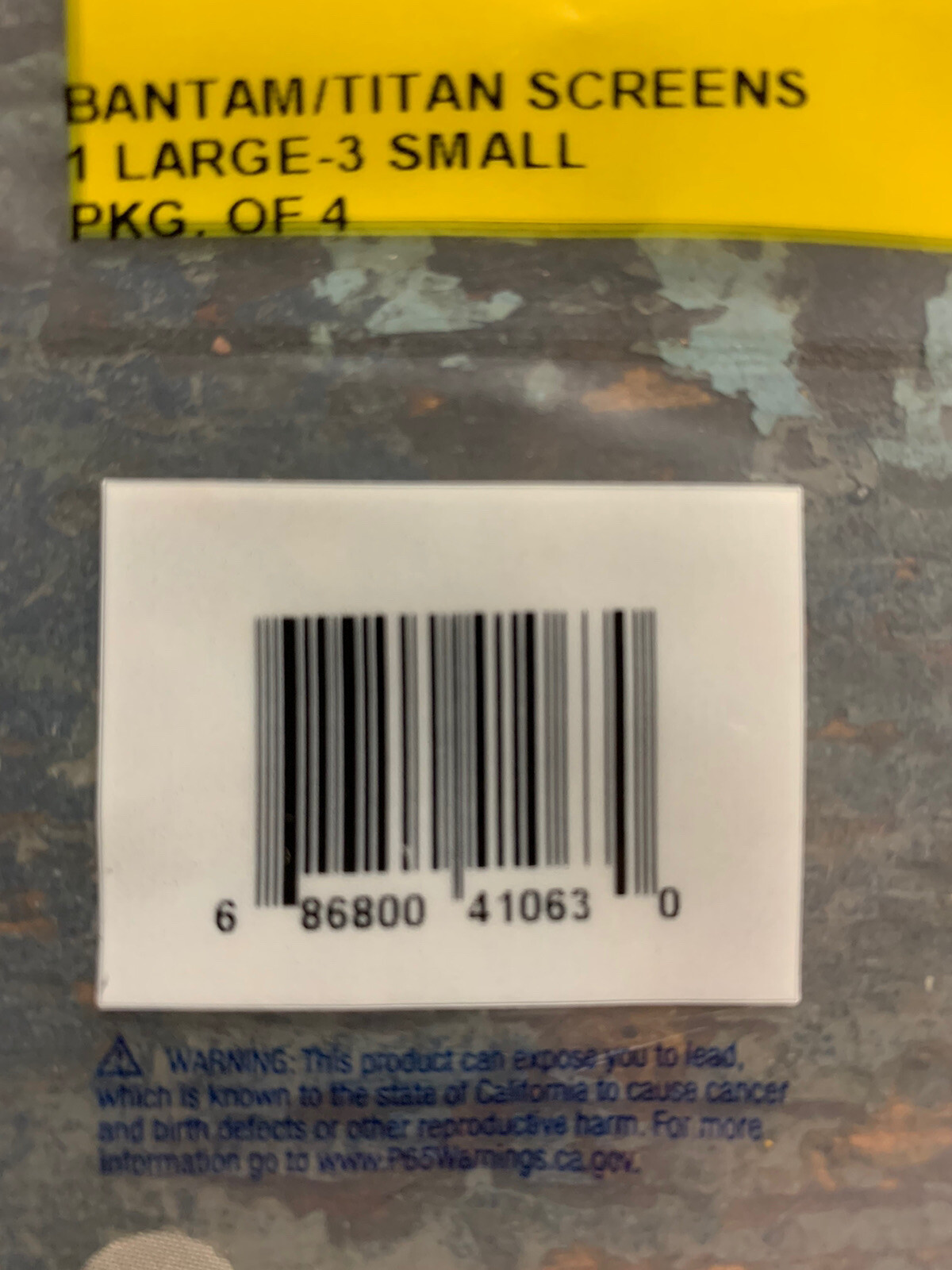 YELLOW JACKET TITAN MANIFOLD REPLACEMENT SCREEN 4/PK 41063 eBay