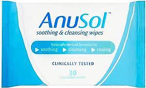 Anusol Wipes Soothing & Cleansing 30 Wipes Biodegradable Piles Haemorrhoids Wipe - Picture 29 of 36