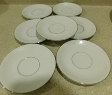 USS Country Lace 6961 Japan 6" Saucer Plate Set Of 7 .