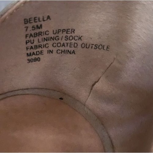 Madden Girl Beella Blush Ankle Strap Sandal 3.25" Heel Shoe Size 7.5 - Picture 4 of 12