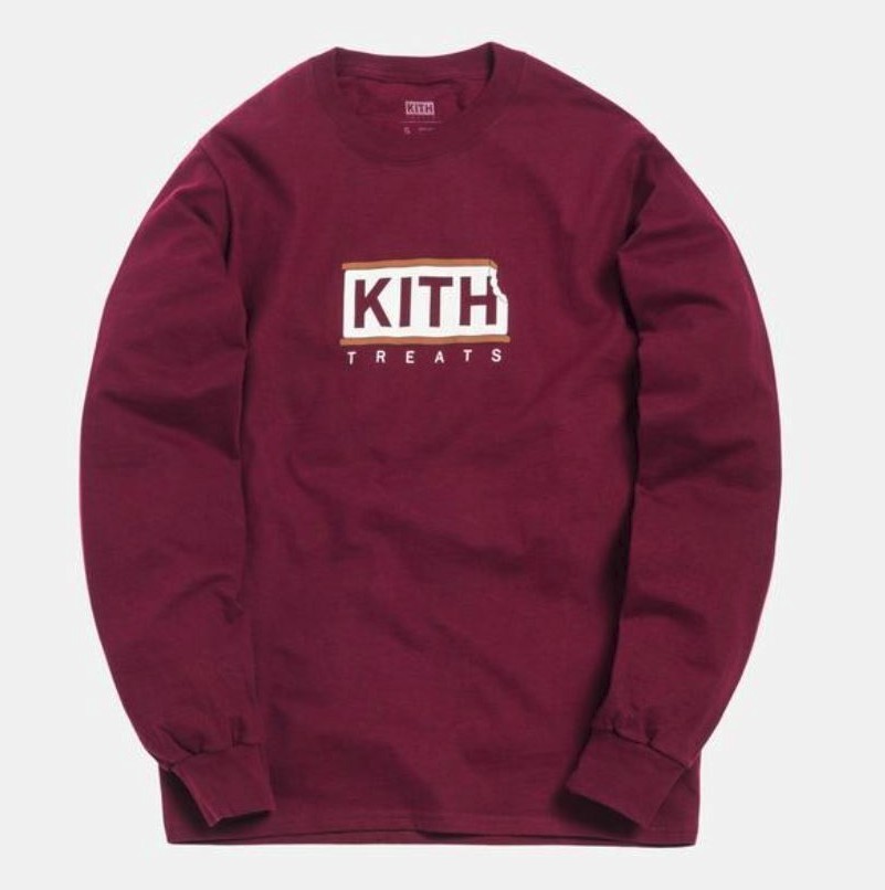 KITH Treats Ice Cream Sandwich L S Tee Maroon size Medium NEW SOLD OUT KITH Treats Ice Cream Sandwich L S Tee Maroon size Medium NEW SOLD OUT