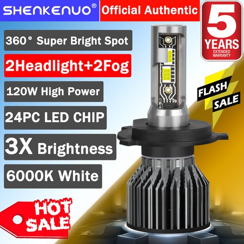 For Honda CRV CR-V 2007 - 2014 LED Headlights Fog Lights High Low Beam Bulbs V2T - Picture 1 of 13