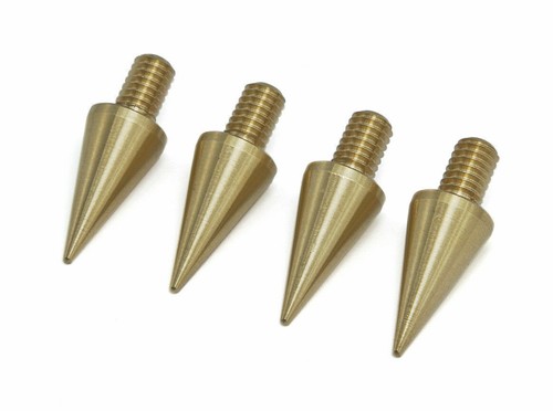 PrecisionGeek - Spikes M8 10 mm Durchmesser Messing - Set 4 Stück - Bild 2 von 2