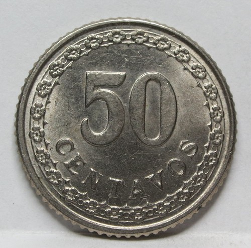 PARAGUAY Republik 50 Centavos 1925 UNC Sternkranz Südamerika Nickel #A41 - Bild 5 von 6