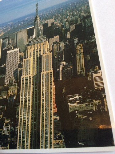 Vtg New York City Skyscrapers Post Card Empire State Building NYC - Picture 2 of 7