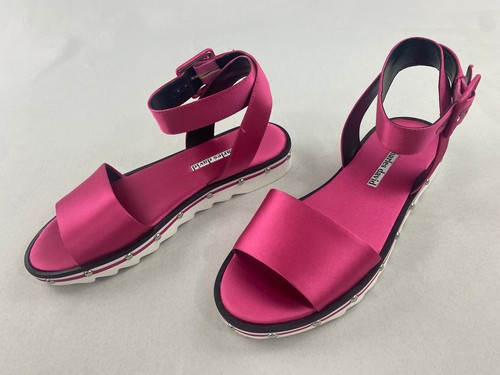 Charles David women shoes sandals Shimmy 2C18S059-CDB pink satin sz 6.5M $98 - Picture 3 of 12