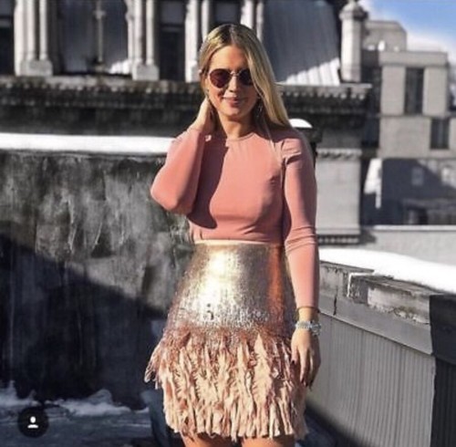 jupe paillettes zara