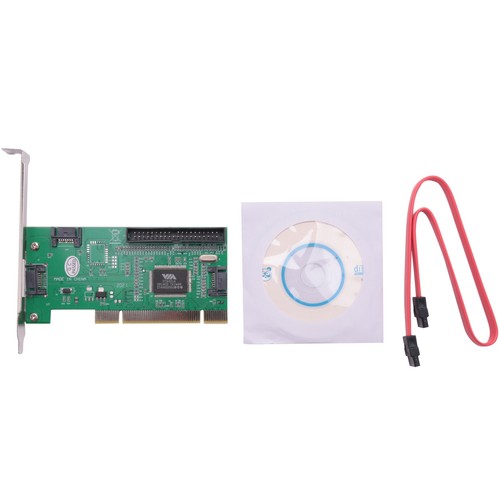 4 Port SATA PCI Expansion Card &IDE VIA VT6421a chipset T7J54194
