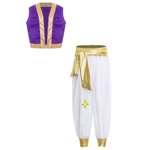 Kinder Jungen Weste und Hose Performance Spielanzug Halloween Trainingsanzug Rollenspiel - Bild 25 von 33