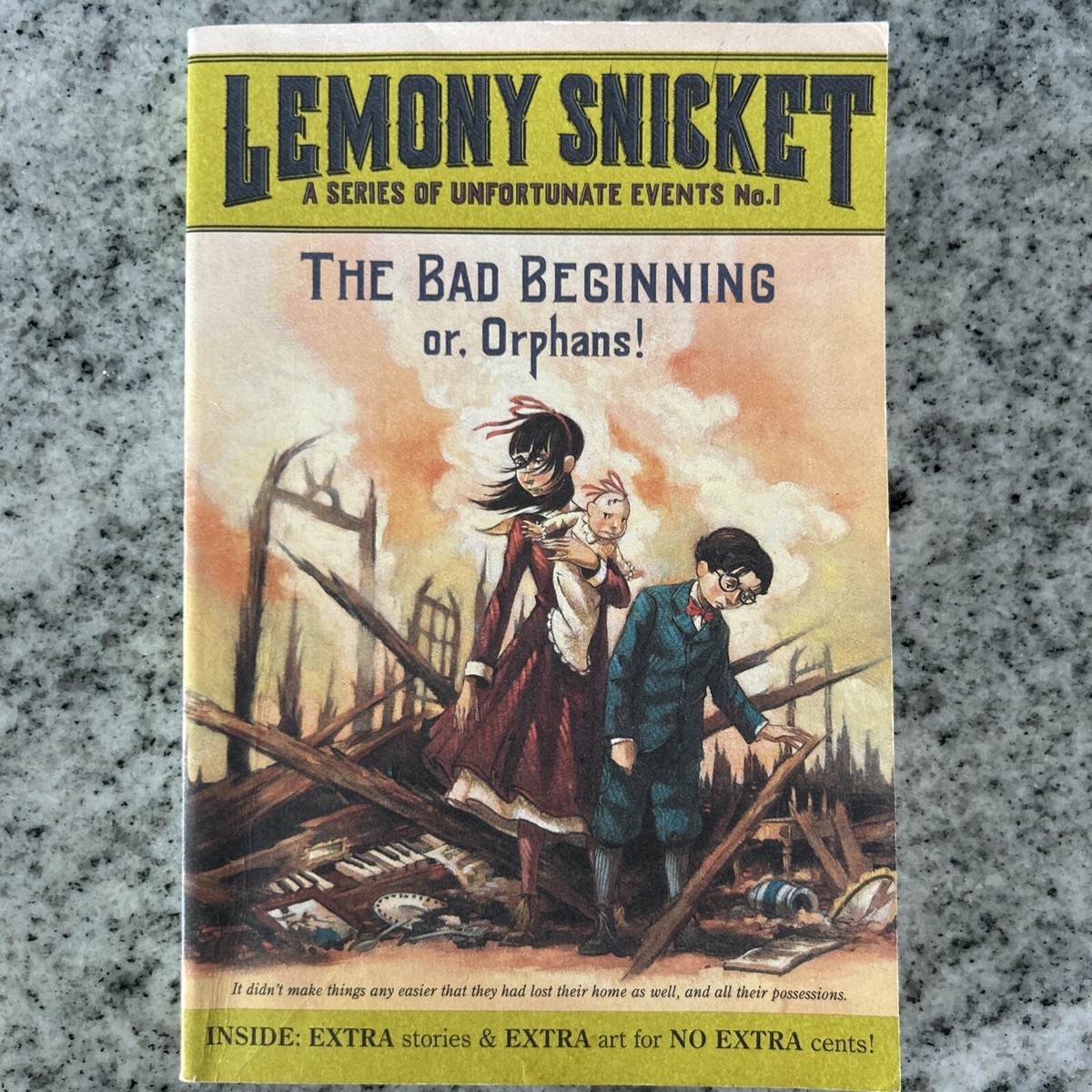 Lemony Snickett A Series of Unfortunate Events, Book 1 and Book 2