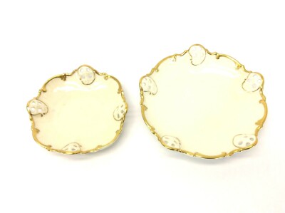 Rosenthal Moliere 3362 15 Gold Gilt White Bowls Dishes Vintage Used 