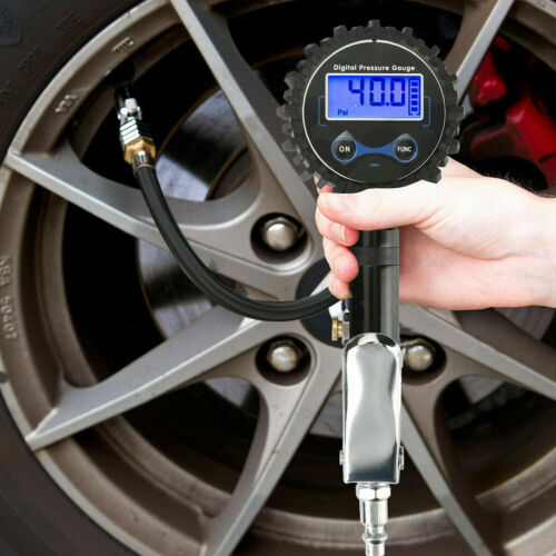 3IN1 Digital Tire Air Inflator Bike Car Truck 250 PSI Pressure Gauge LCD Display - 第 7/10 張圖片
