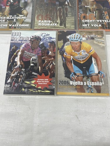 RARE Lot of 8 2006 World Cycling Productions Dvds Roubaix, Flanders, France, etc - Picture 4 of 4