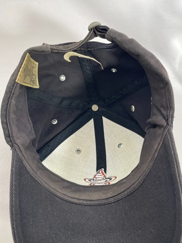 VTG Los Angeles LA Galaxy Nike Retro Alternate Logo Black Strapback Hat RARE - Picture 10 of 12
