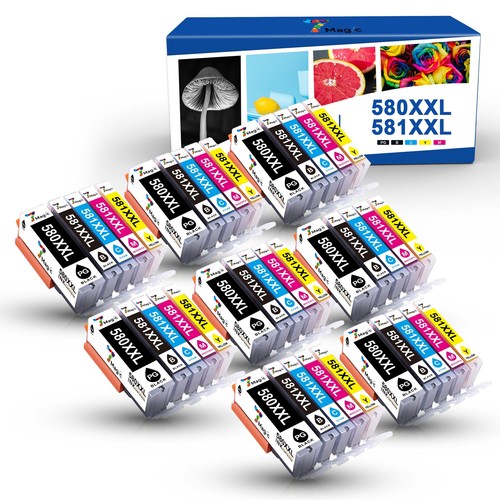 5-40x Patronen für CANON PGI-580 CLI-581 XXL PIXMA TS705a TS6351a TS6350a TR8550
