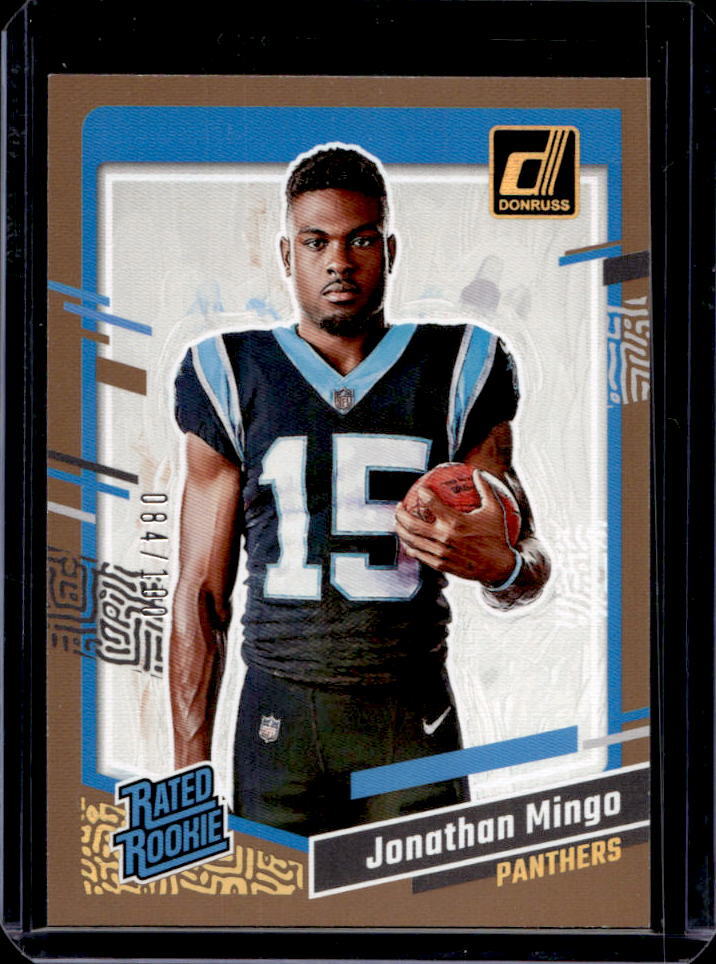 2023 Donruss Jonathan Mingo Rated Rookie Portrait Studio Series RC #/100
