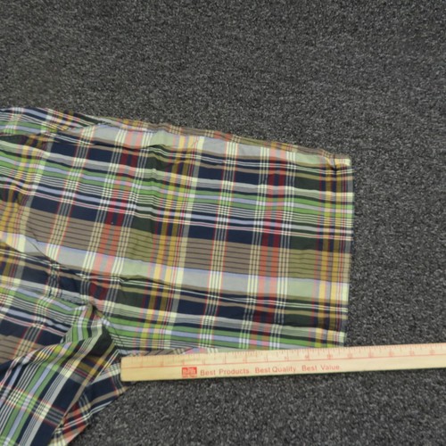 Canterbury Of New Zealand Shorts Adult 34 Brown & Green Plaid Chino 11in Inseam - Picture 6 of 11