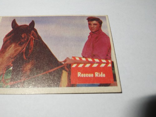Tarjeta Topps Elvis Presley 1956 #58 viaje de rescate en muy buen estado/ex - Imagen 3 de 9
