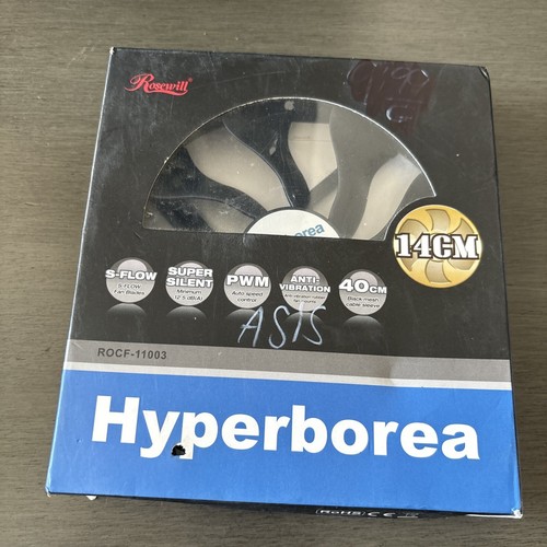 Rosewill Hyperborea 14cm Super Silent Case Fan BRAND NEW SEALED