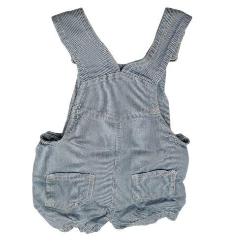 Carters Infant Baby Girls Size 9 Months Denim Overalls Romper Shirt & Dress - Picture 3 of 10