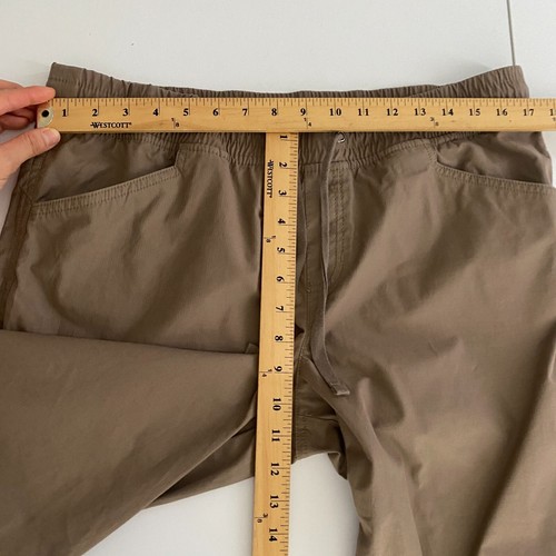 Eddie Bauer Travex Jogger Pants Womens 12 Brown Pull On Elastic Waist - Picture 8 of 10