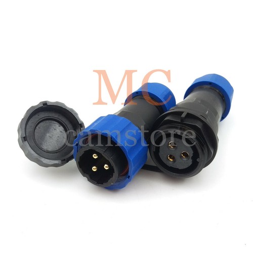 SD20 Connettore IP67 impermeabile 2-12 pin, Connettore cavo di alimentazione LED Presa spina - Foto 6 di 21