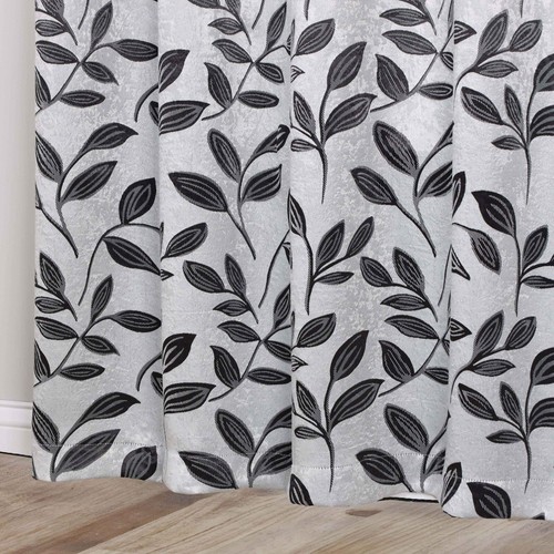 Leaves Washable 36" Wide Rod Pocket Room Darkening Blackout Curtains, Set of 2 - Picture 130 of 171