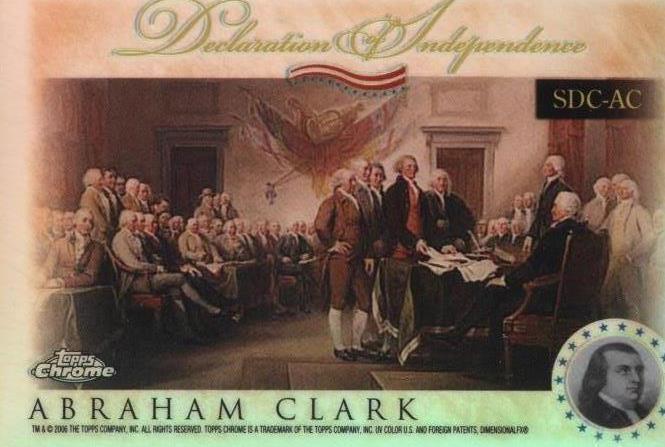 2006 Topps Chrome - Abraham Clark #SDC-AC - 1 of 1