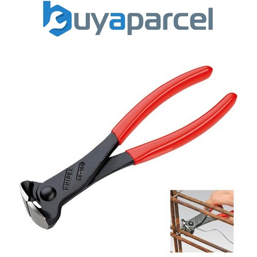 Knipex 68 01 200 End Cutting Pliers Nippers PVC Grips 200mm 8 Inch KPX6801200