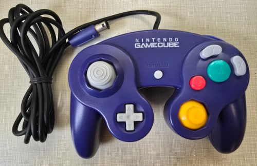 Official GameCube Controller Purple NGC DOL-003 US SELLER