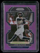 2022 Panini Prizm #176 Jose Altuve Purple Prizm