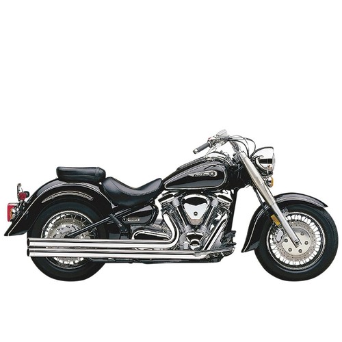 YAMAHA XV 1700 A Road Star 2004-2006 Full exhaust COBRA Speedster Chrome 2921T - Picture 5 of 7